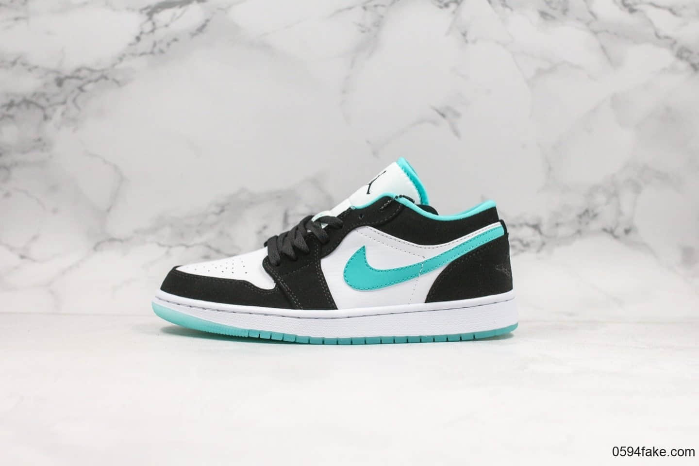 乔丹Air Jordan 1 Low纯原版本低帮AJ1薄荷绿3M反光材质内置气垫原档案数据开发原盒原标 货号:CQ9828-131