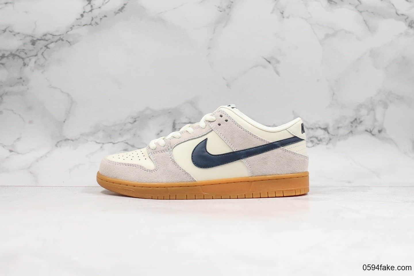 耐克Nike Dunk Low SB纯原版本低帮dunk板鞋白蓝配色原档案数据开发原鞋开模一比一打造 (ID:23807) - 图片1