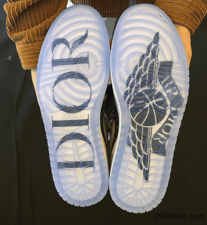 超限量重磅联名来袭!Dior x Air Jordan 1实物图首度曝光!