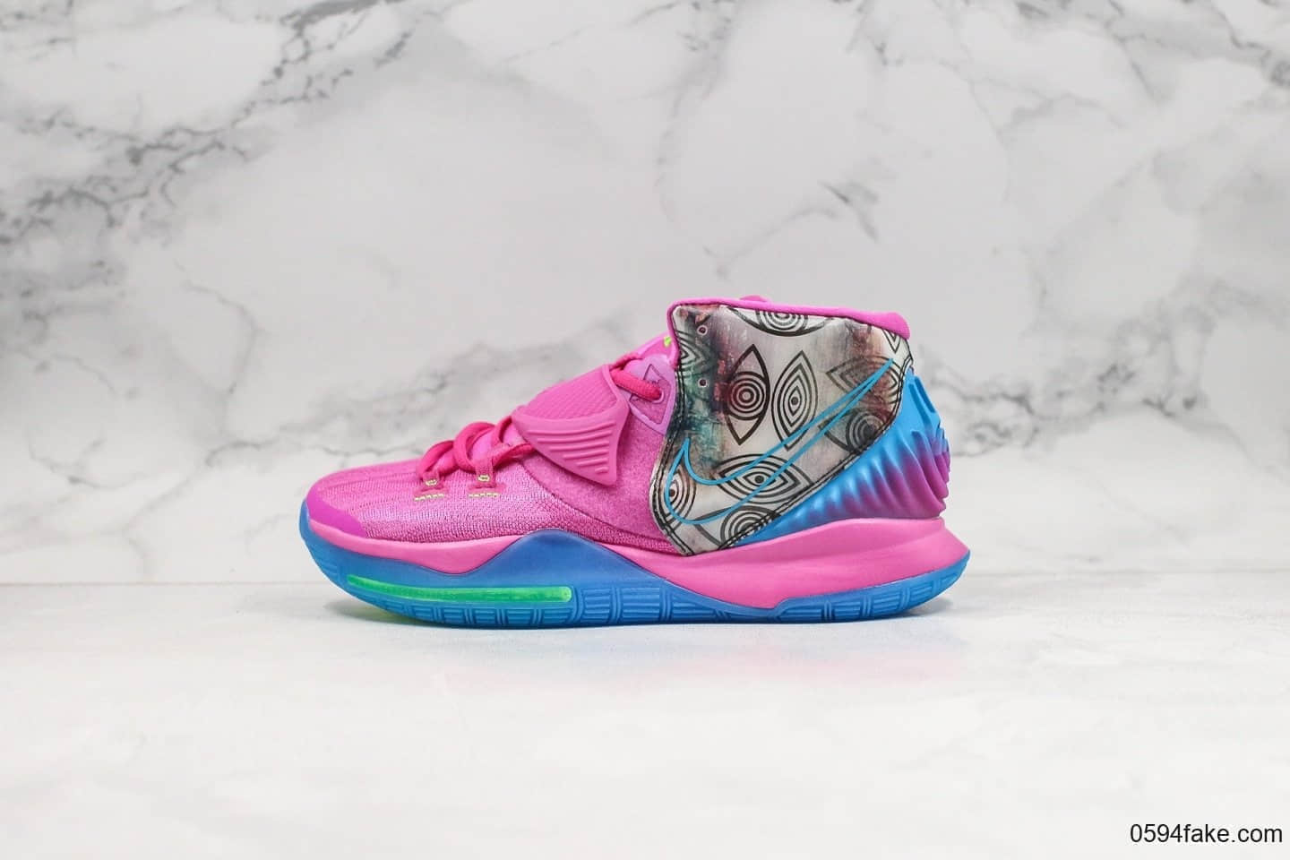 耐克Nike Kyrie 6 Pre-Heat Tokyo纯原版本欧文6粉色东京限定配色原档案数据开发实战篮球鞋 (ID:24045) - 图片1