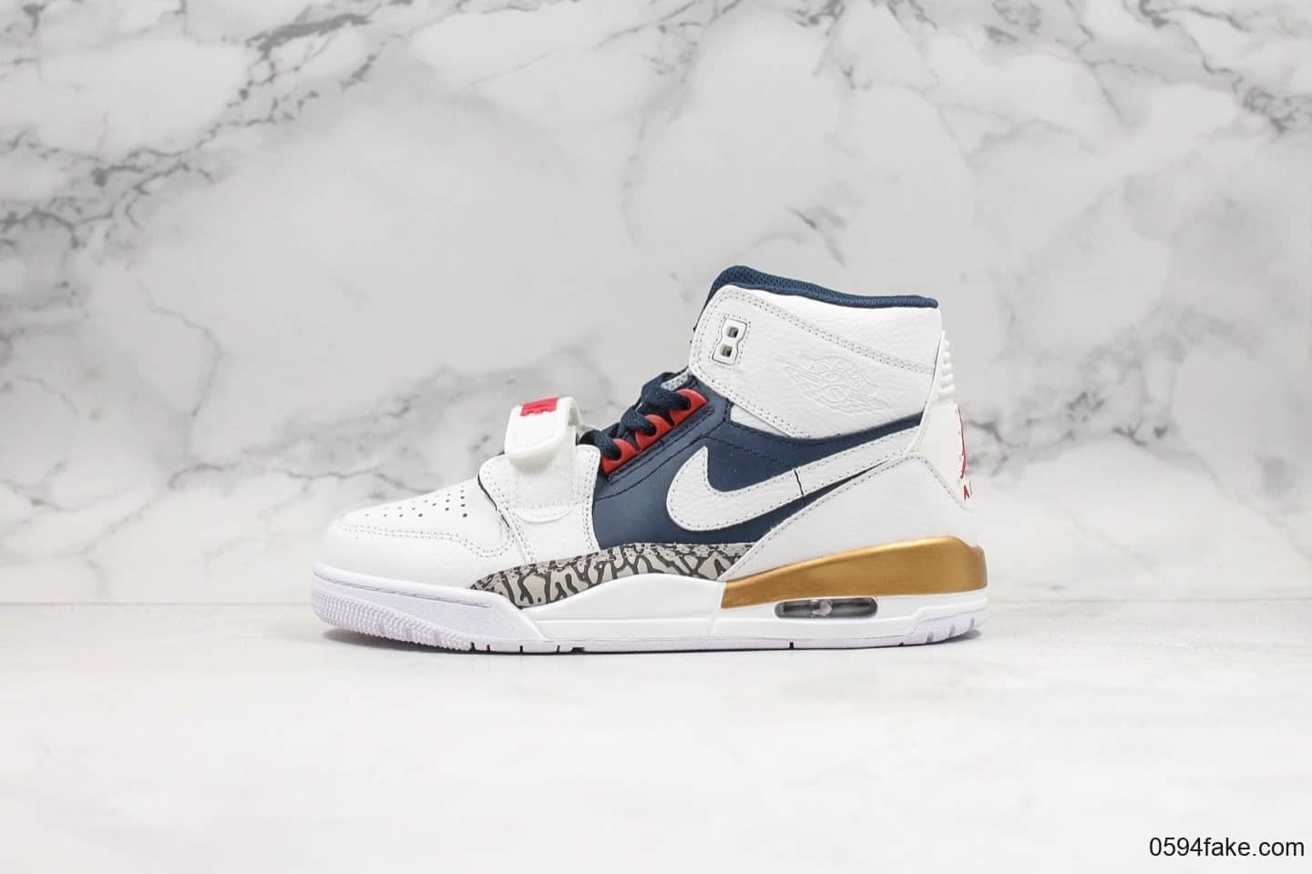 乔丹Air Jordan Legacy 312 NRG Pure white纯原版本白蓝配色AJ三合一内置气垫原楦头原纸板打造 (ID:24085) - 图片1