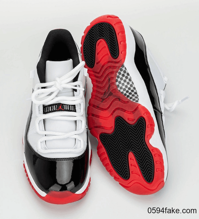 上脚图帅炸了!这双Air Jordan 11 Low也太好看了吧! 货号:AV2187-160