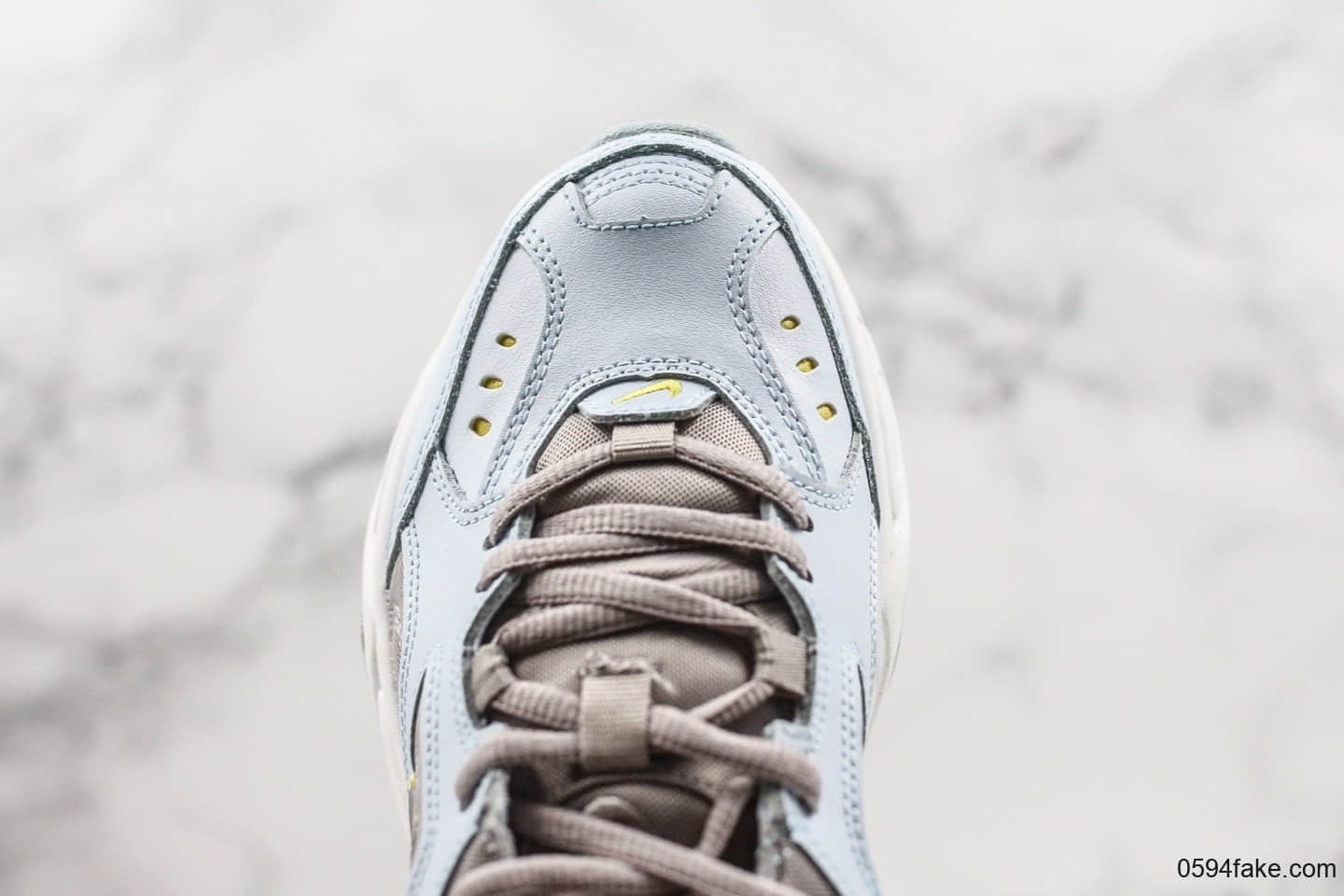 耐克Nike M2K Tekno纯原版本复古潮流老爹鞋兰灰黄原档案数据开发原盒原标区别市面错误版本 货号:AO3108-403