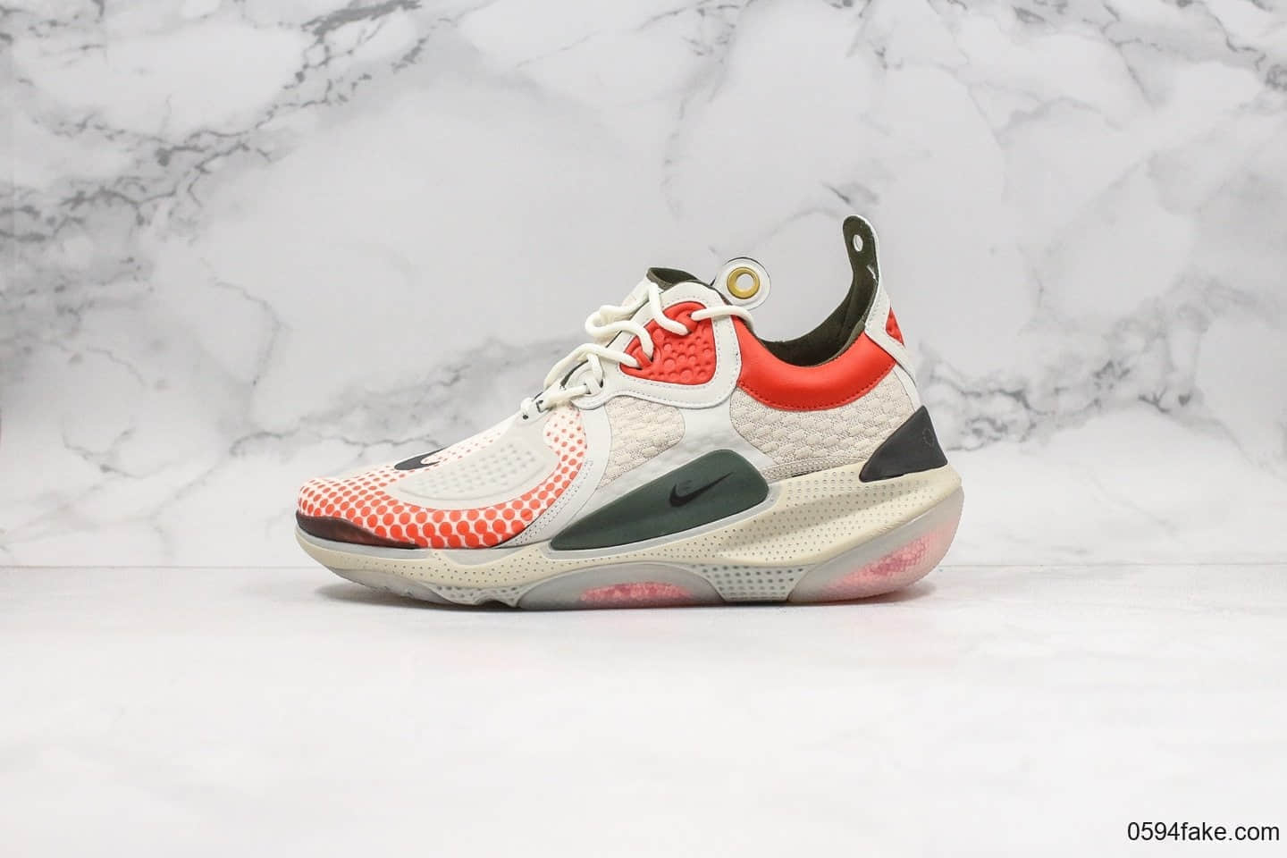 耐克Nike Joyride CC3 FlyknitAV纯原版本颗粒跑鞋三代米橙红色内置真Boost颗粒缓震区别市面通货版本 货号:AT6395-101