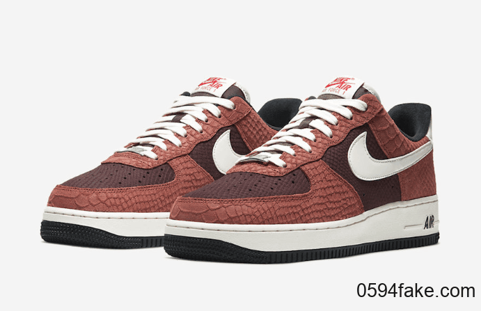 狂野蛇纹装扮！这双Air Force 1太酷了吧！ (ID:24578) - 图片1