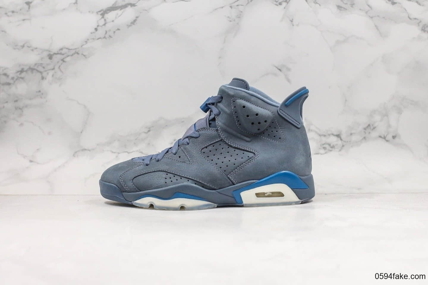 乔丹Air Jordan 6 JimmyButler纯原版本吉米巴特勒AJ6林狼黑曜石蓝配色原盒原标内置碳板支持实战 (ID:24682) - 图片1