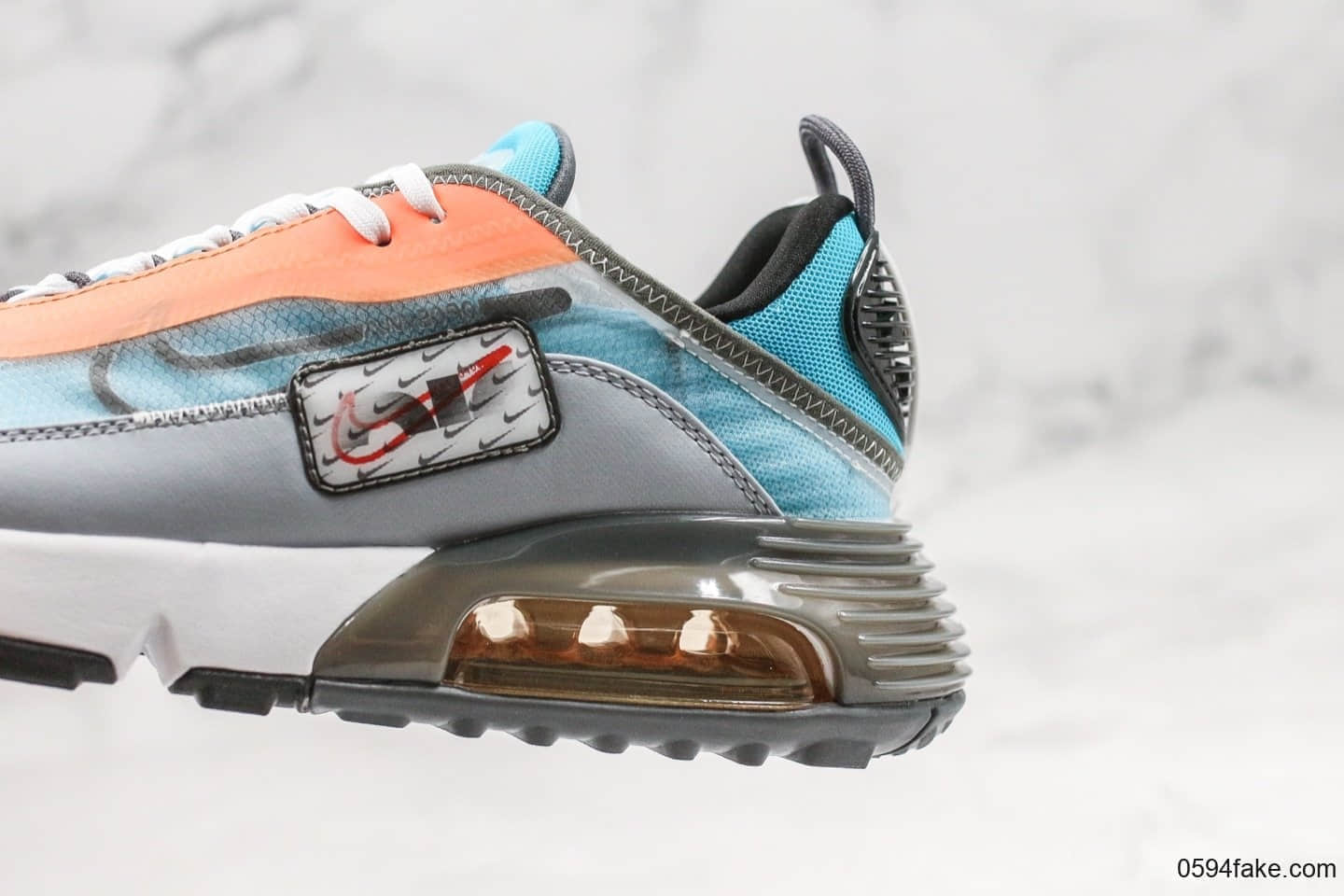 耐克Nike Air Vapormax 2090纯原版本气垫橙蓝色私模大底打造内置原厂可视气垫原盒原标 货号:CQ7630-400