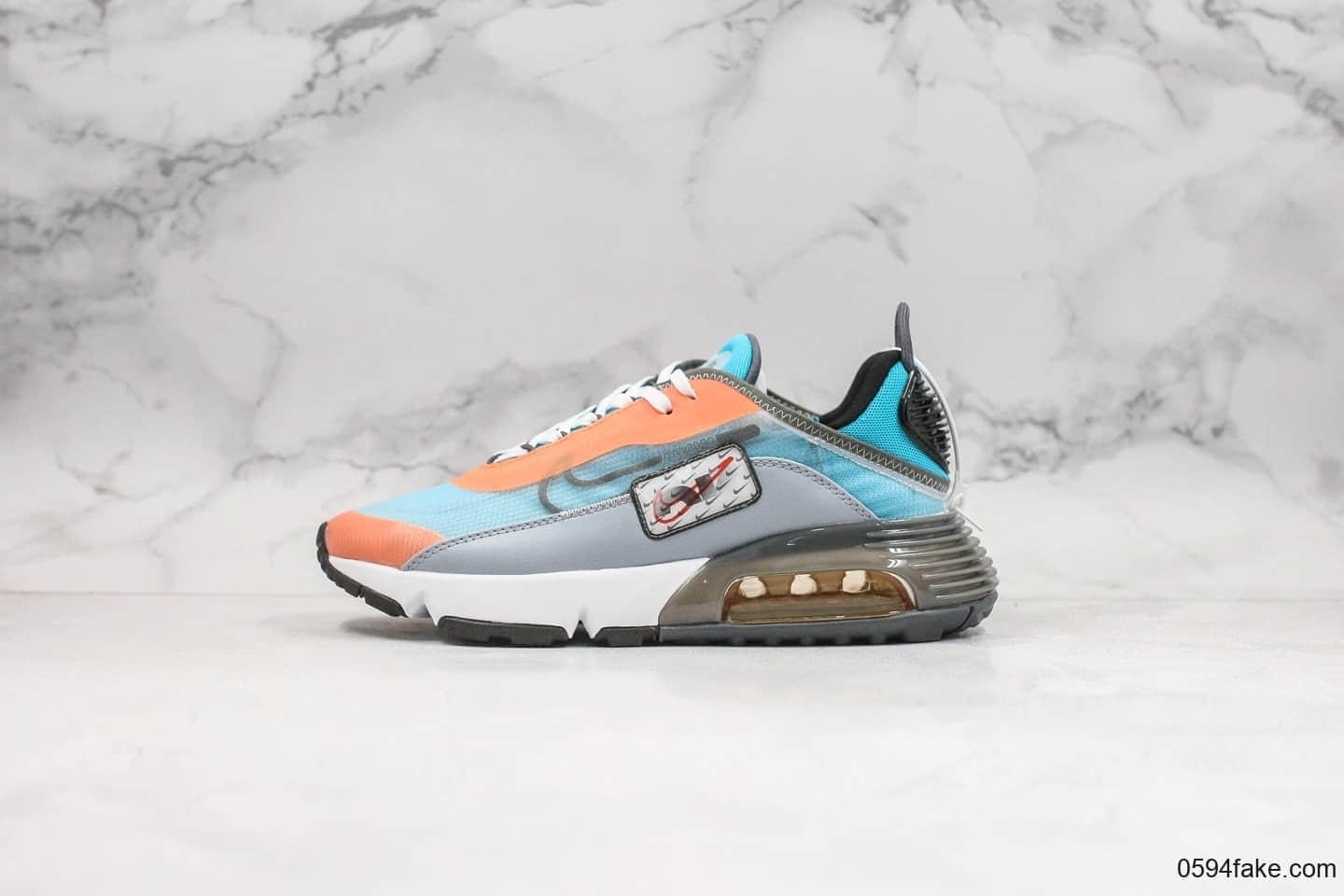 耐克Nike Air Vapormax 2090纯原版本气垫橙蓝色私模大底打造内置原厂可视气垫原盒原标 货号:CQ7630-400
