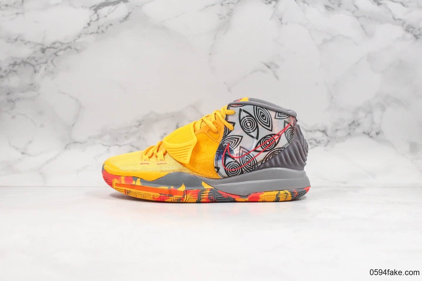 耐克Nike Kyrie 6 Pre-Heat Beijing纯原版本欧文6北京城市限定配色内置气垫原数据开发支持实战 货号:CQ7634-701