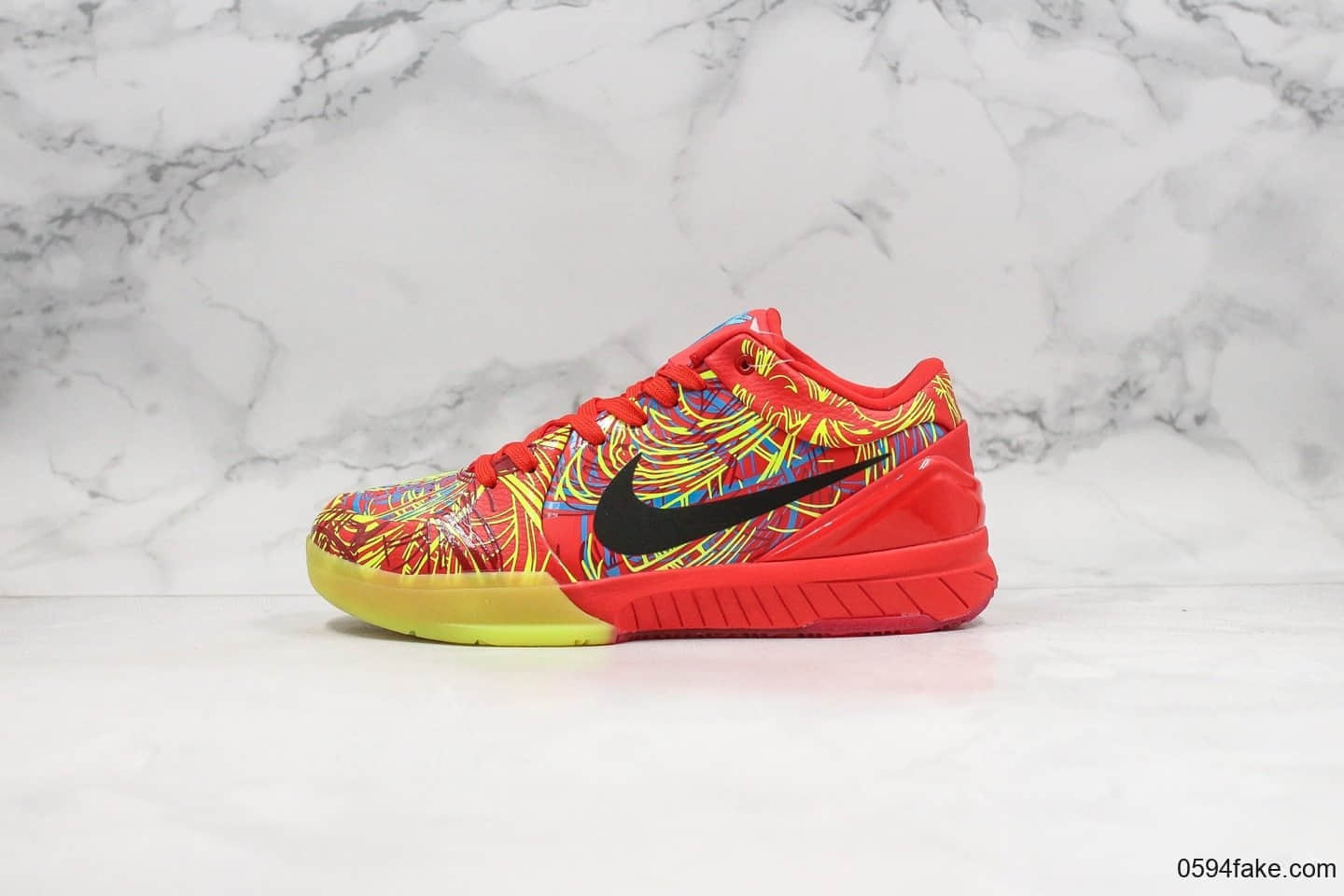 耐克Nike Kobe 4 Protro Wizenard纯原版本科比4代涂鸦系列黑红内置碳板加持原盒原标支持实战 (ID:25007) - 图片1