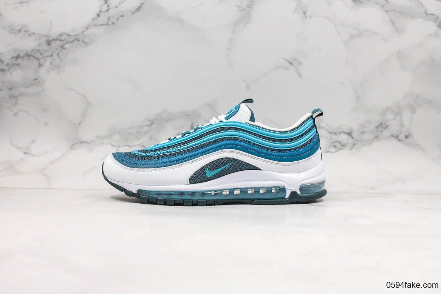 耐克Nike Air Max 97 SE PULL TAB纯原版本英国限定发售款max97白蓝串标原厂小潘气垫原盒原标 货号:AQ4126-400