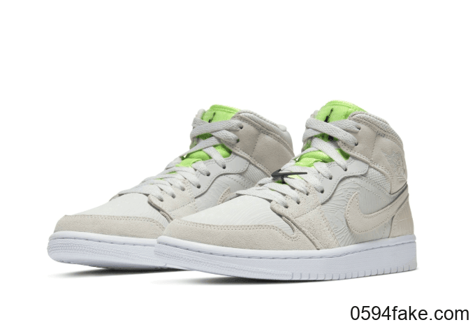 鳄鱼纹+斑马纹+3M反光!全新Air Jordan 1 Mid即将登场!