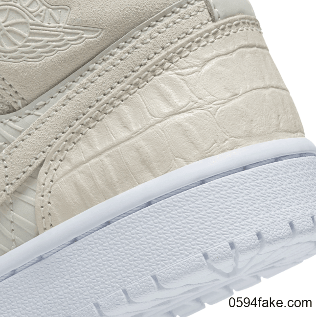 鳄鱼纹+斑马纹+3M反光!全新Air Jordan 1 Mid即将登场!