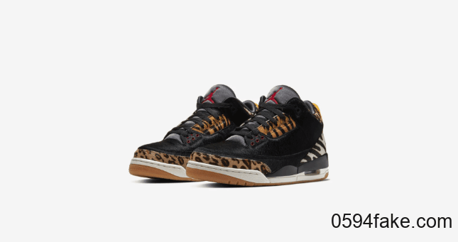 多种动物元素组合!这双AJ3也太狂野了!Air Jordan 3“Animal Instinct”12月19日发售! 货号:CK4344-001