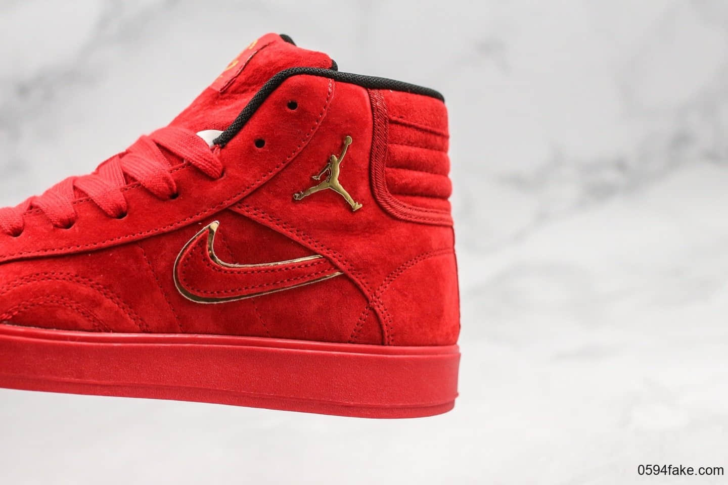 乔丹Air Jordan 1 x EDison CHEN公司级版本陈冠希联名款春节限定配色AJ1内置气垫真刺绣恭喜发财 货号:AA819953-001