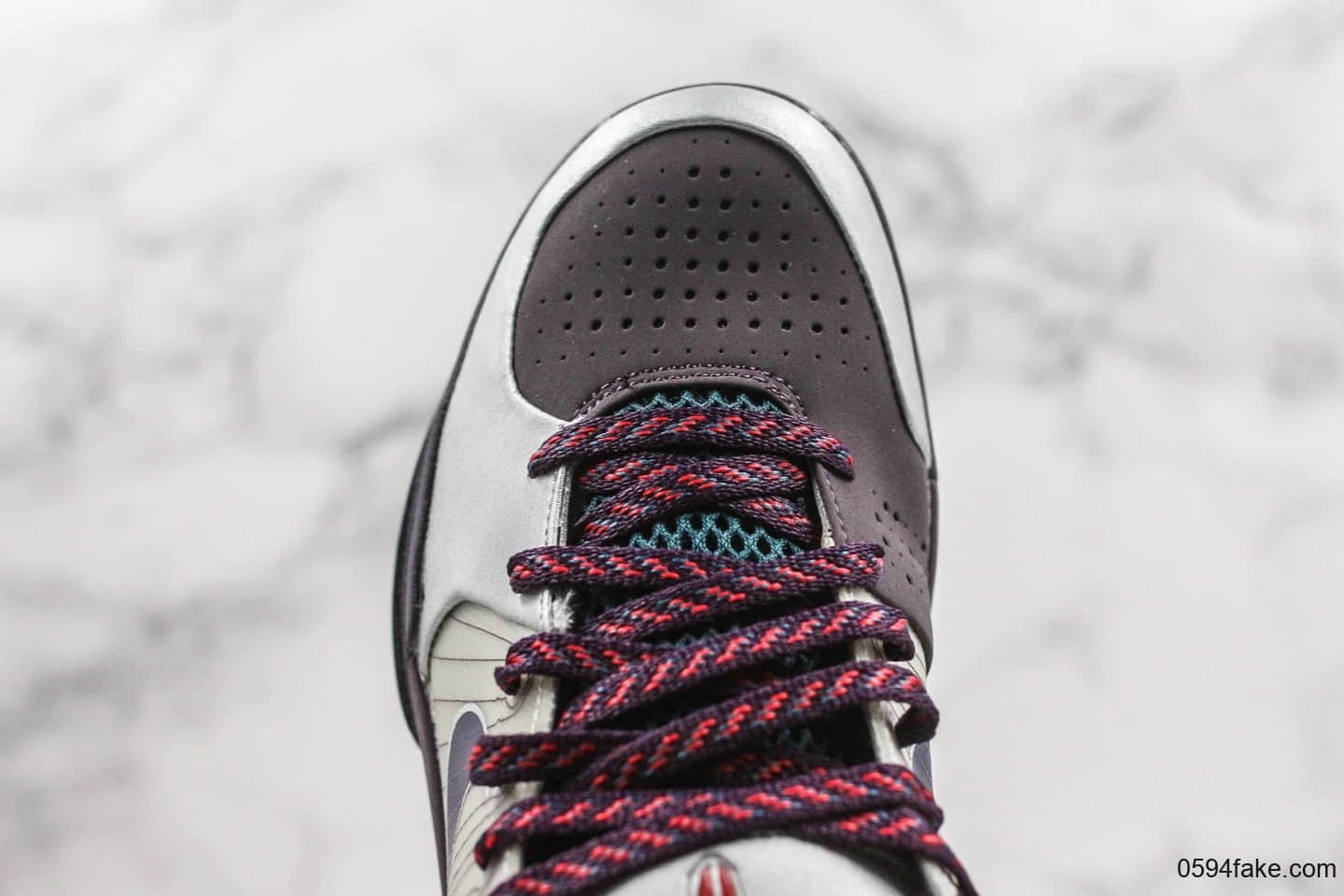 耐克Nike Zoom Kobe IV纯原版本科比4代元年复刻灰紫色正确细节原鞋开模一比一打造支持实战篮球鞋 货号:344335-051
