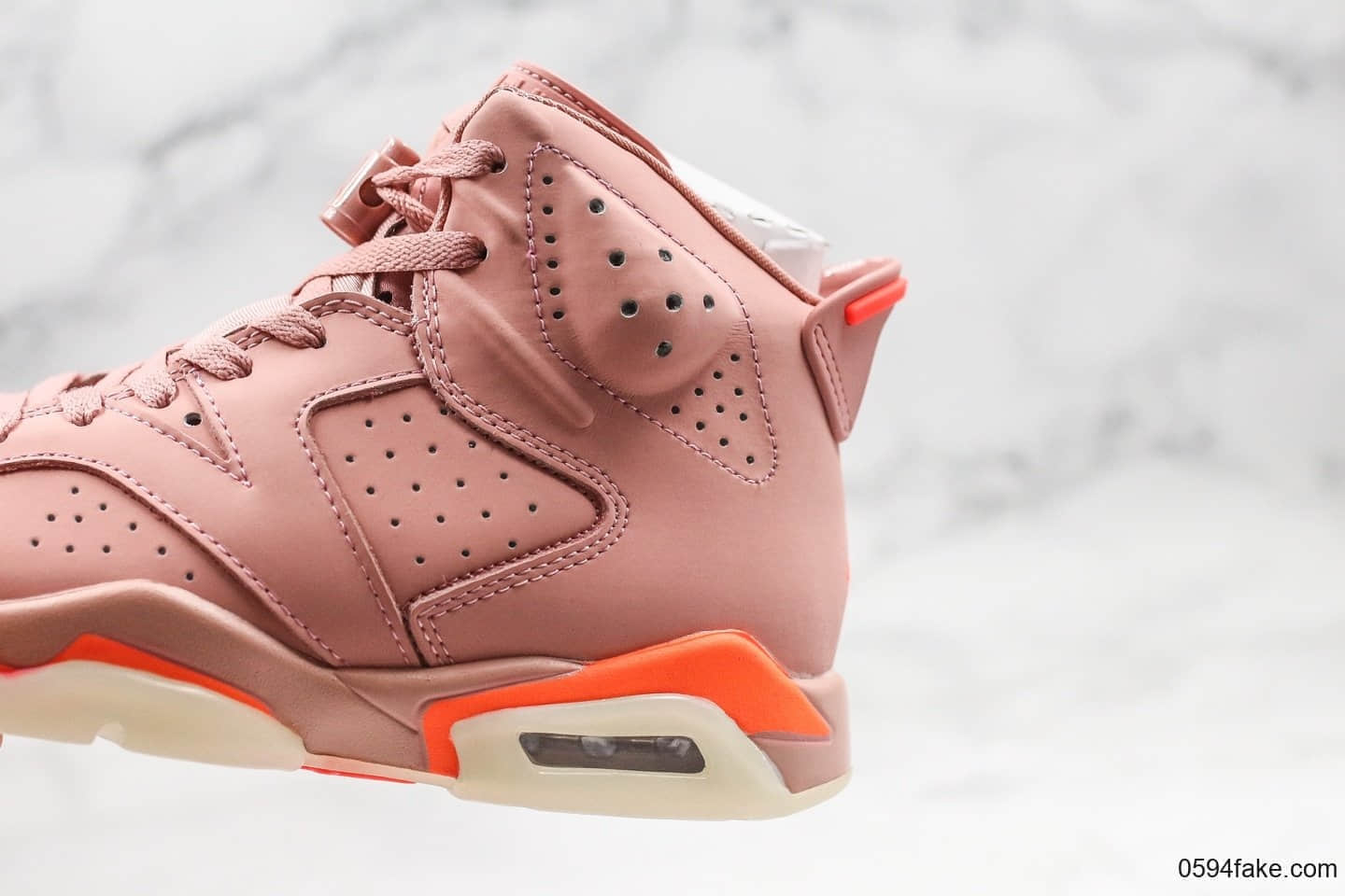 乔丹Air Jordan 6 x Aleali May纯原版本联名款脏粉AJ6女神粉NRG限量配色原盒原标原档案数据开发 货号:CI0550-600