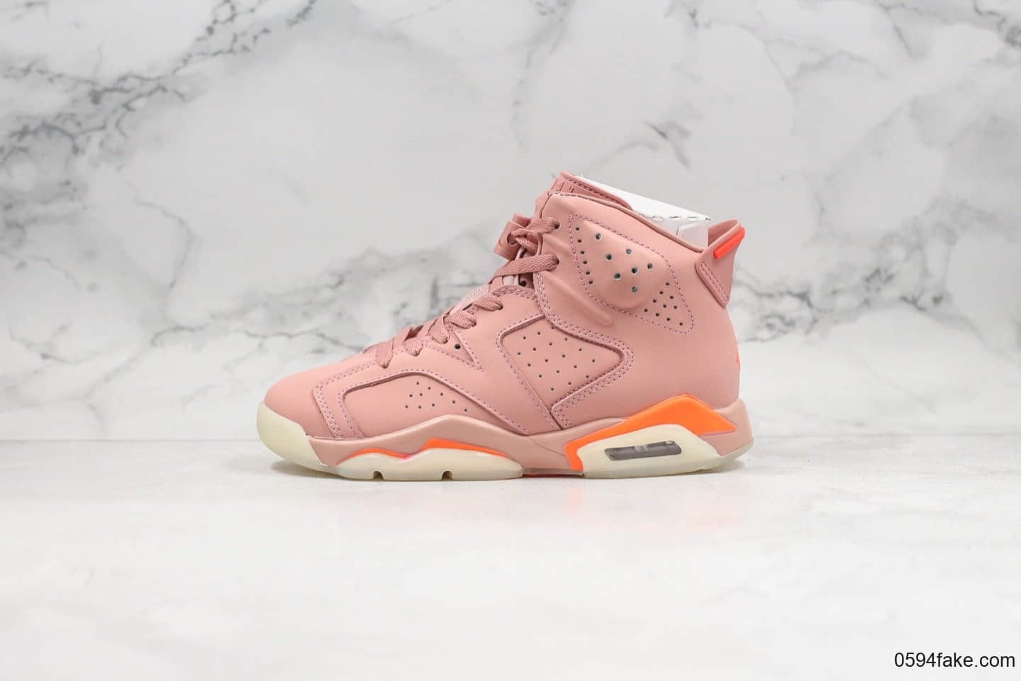 乔丹Air Jordan 6 x Aleali May纯原版本联名款脏粉AJ6女神粉NRG限量配色原盒原标原档案数据开发 货号:CI0550-600