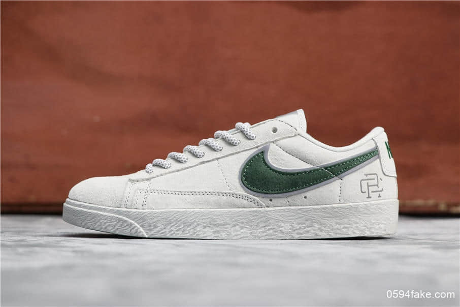 Nike WMNS BLAZER MID SUEDEVNTG 耐克开拓者联名反光白绿真标带半码 (ID:2580) - 图片1