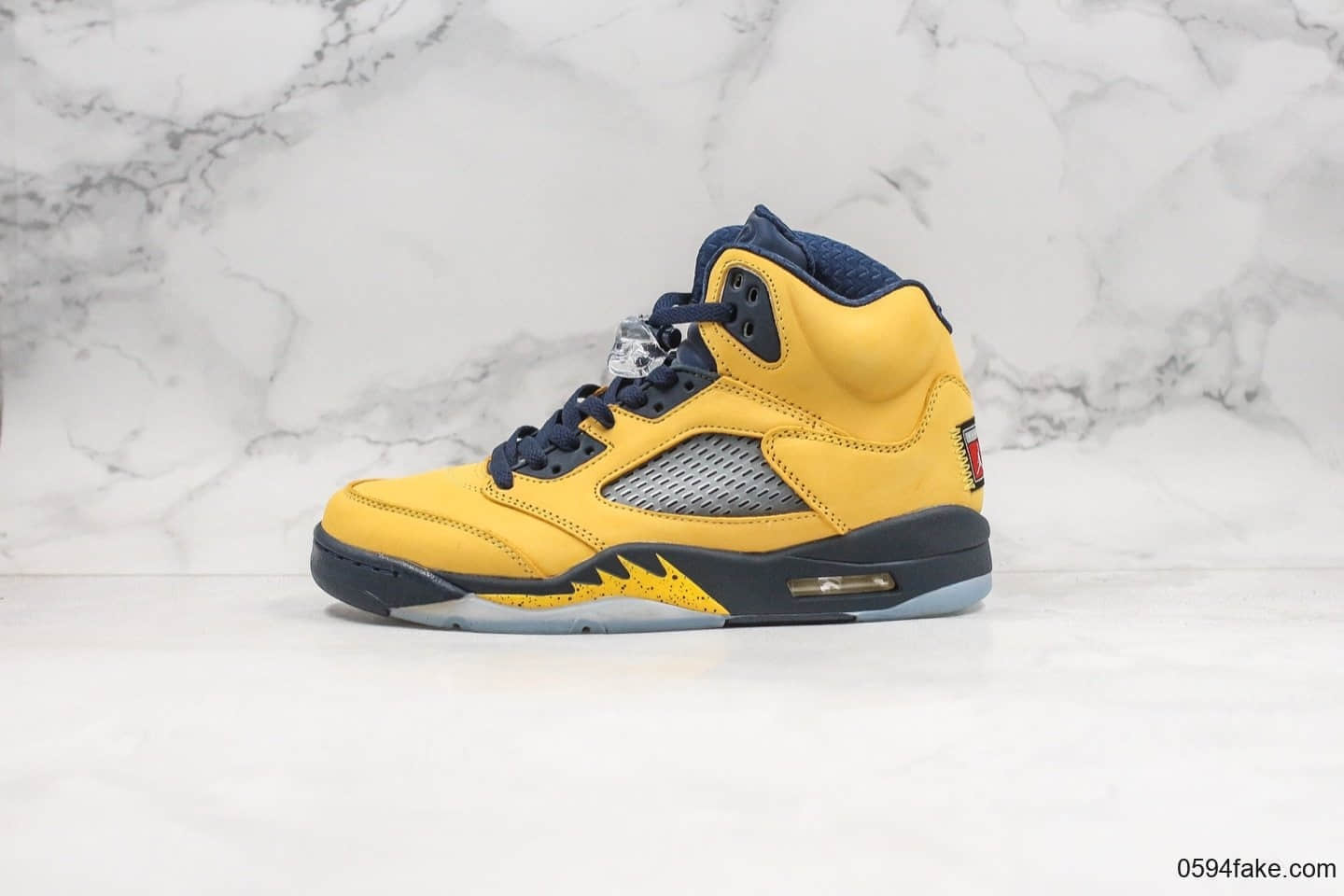 乔丹Air Jordan 5 Inspire纯原版本密歇根大学AJ5麂皮黄内置可视气垫原楦头原纸板打造 货号:CQ9541-704