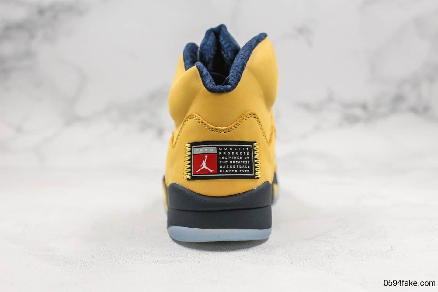 乔丹Air Jordan 5 Inspire纯原版本密歇根大学AJ5麂皮黄内置可视气垫原楦头原纸板打造 货号:CQ9541-704