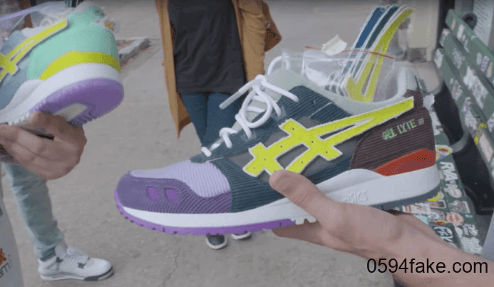 鸳鸯设计+灯芯绒拼接!重磅SW x atmos x ASICS 三方联名释出最新实物图!