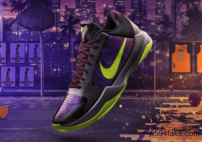 暗黑小丑配色!NBA 2K20 x Nike Kobe 5 Protro“ Chaos”现已发售! 货号:CD4991-001