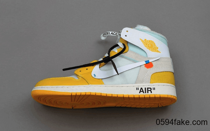 白黄Off-White x AJ1 “Canary Yellow”或将于明年发售!