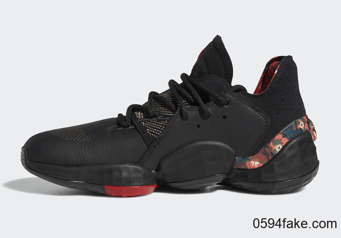 哈登最新战靴新配色曝光!adidas Harden Vol. 4 “故宫”即将发售! 货号:FW3136