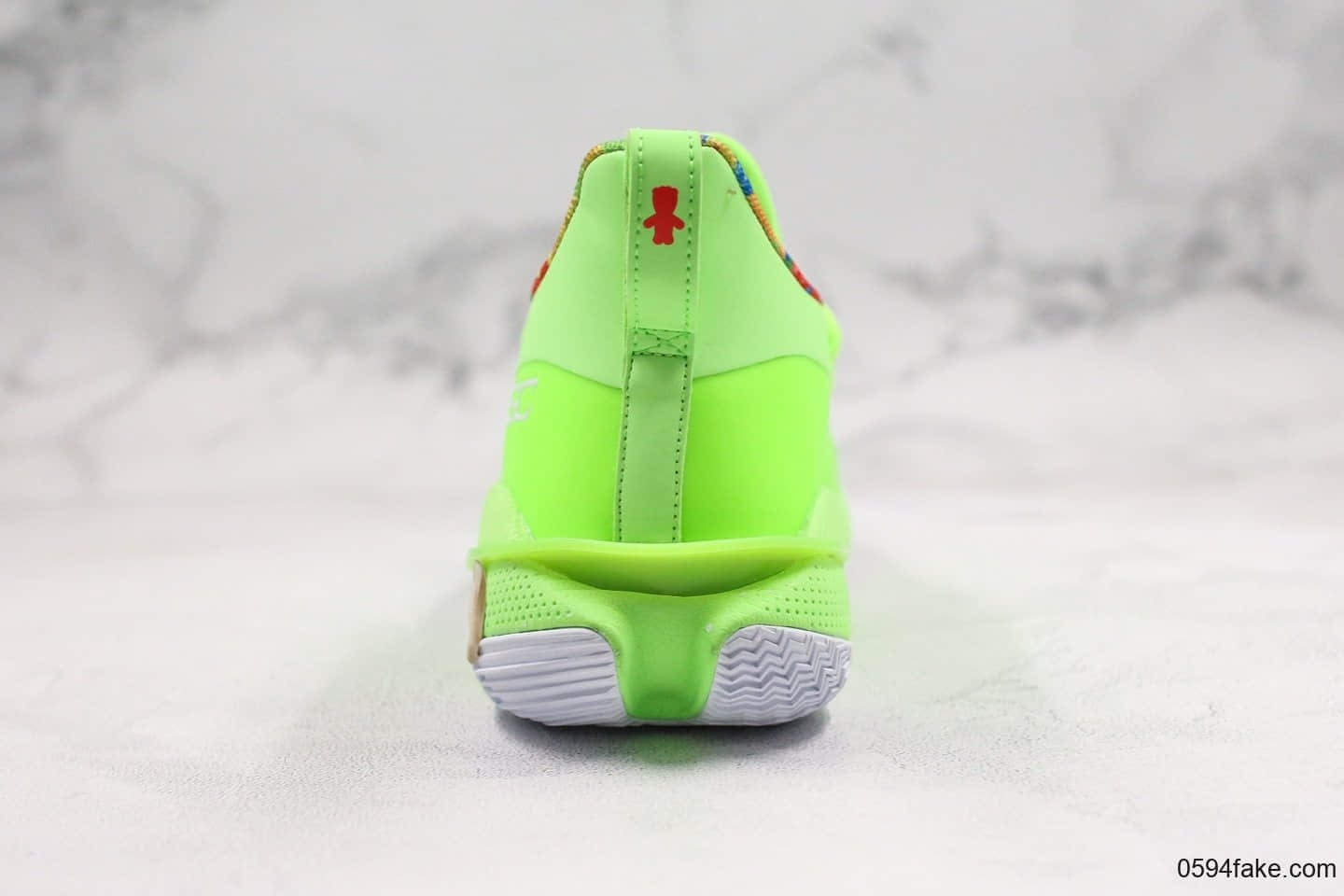 安德玛Under Armour Curry 7纯原版本库里7代签名系列荧光绿配色篮球鞋原盒配件原档案数据开发 货号:3021258-302