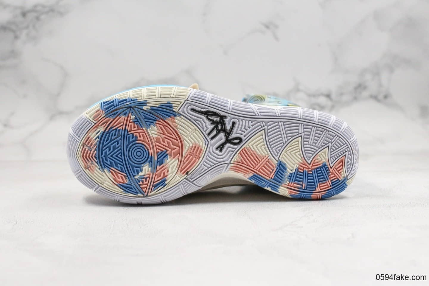 耐克Nike Kylie 6 Pre-Heat LA纯原版本欧文6洛杉矶城市限定配色内置气垫原盒原标支持高强度实战 货号:CN9839-101