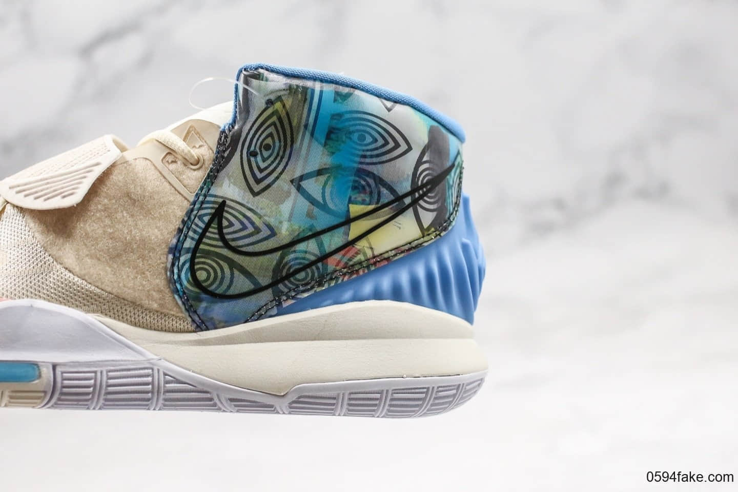 耐克Nike Kylie 6 Pre-Heat LA纯原版本欧文6洛杉矶城市限定配色内置气垫原盒原标支持高强度实战 货号:CN9839-101