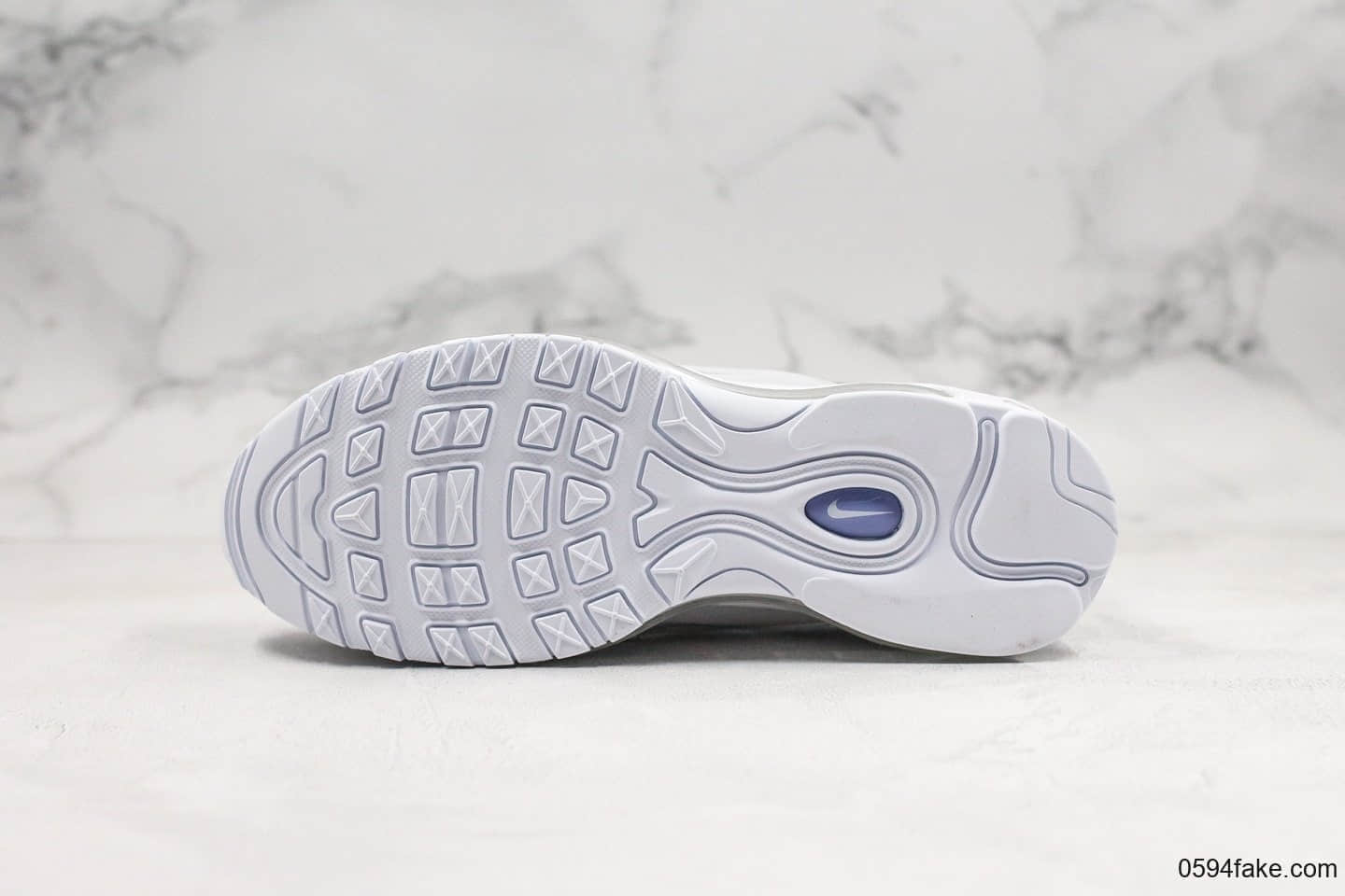 耐克Nike Air Max 97纯原版本复古子弹气垫鞋Max97银紫配色内置真实气垫原楦头原纸板打造 货号:CQ4806-015