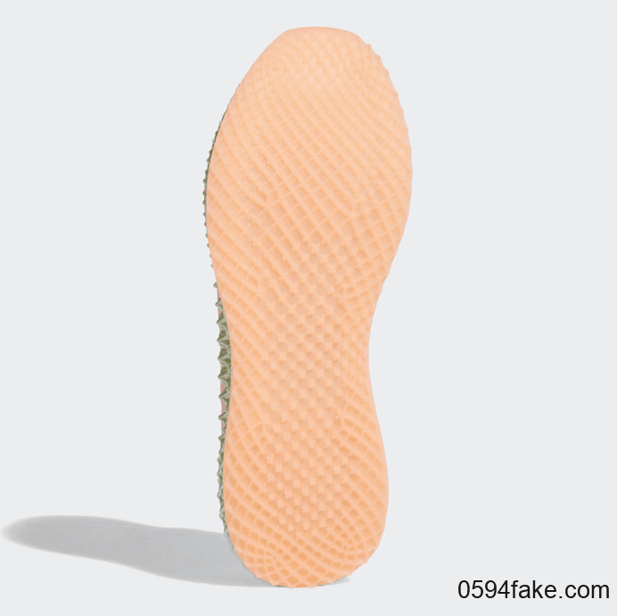 adidas最新4D跑鞋来袭!首发“三文鱼”配色曝光! 货号:FW6838