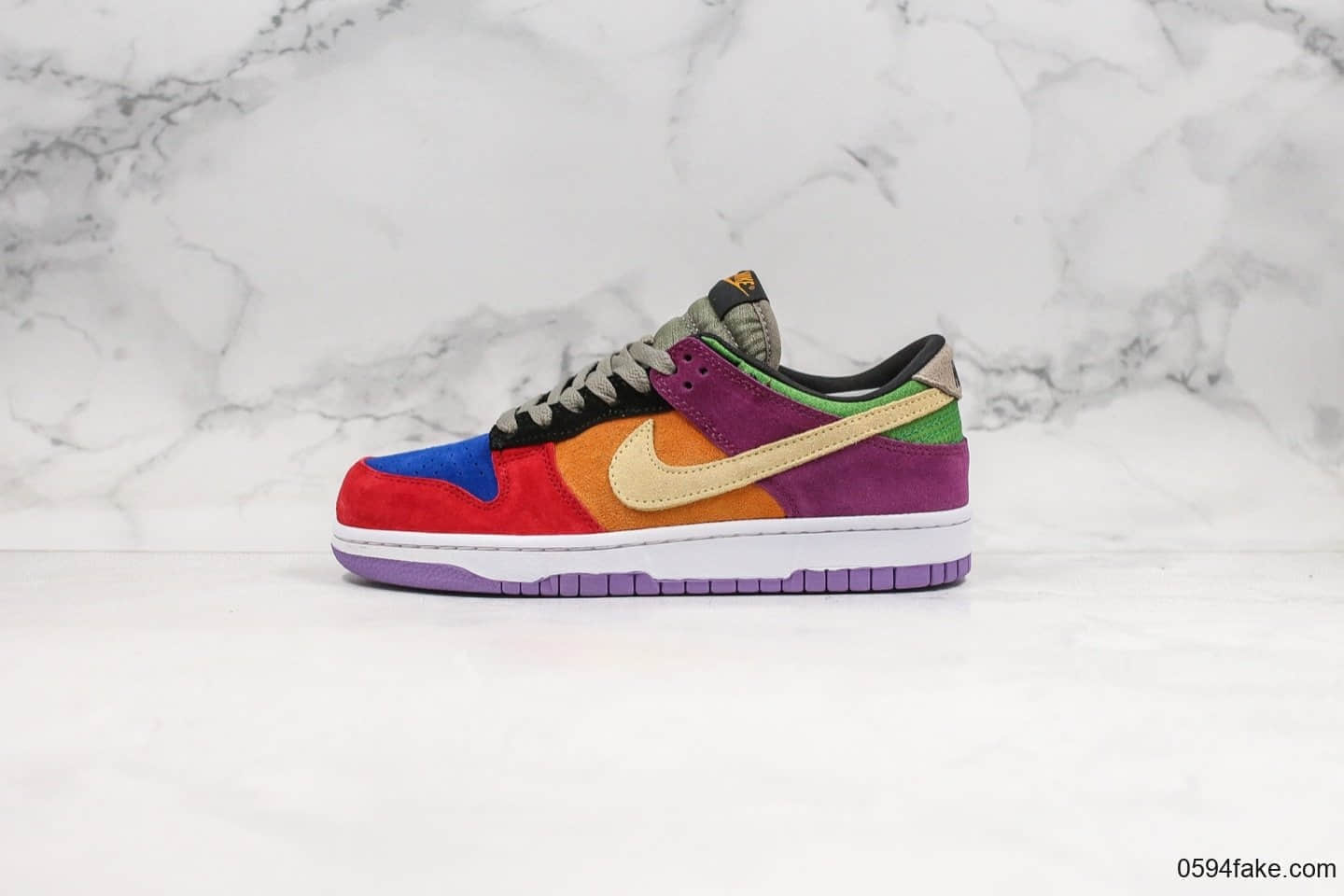 耐克Nike Dunk Low SP Viotech纯原版本彩蛋限定配色DUNK板鞋内置Zoom气垫原档案数据开发原盒原标 货号:CT5050-500