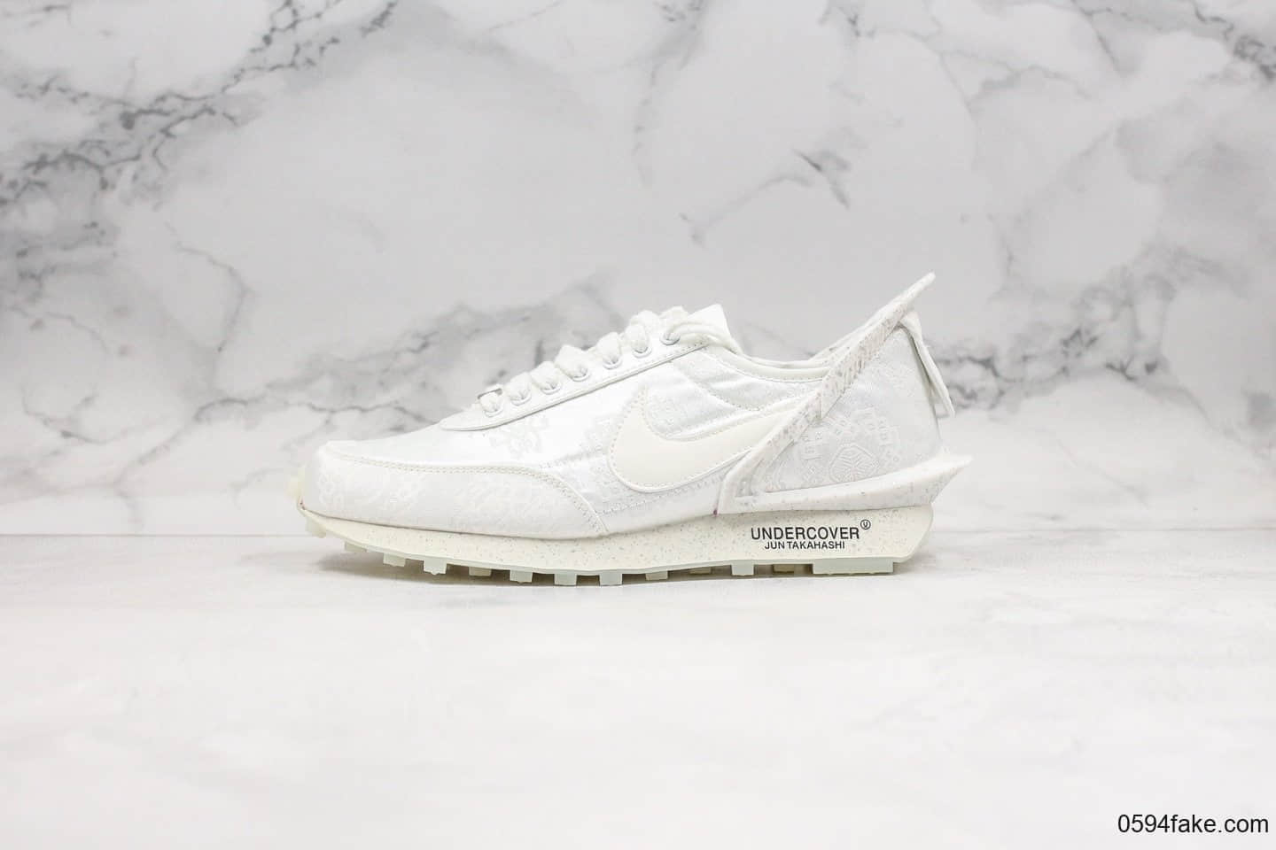 耐克Nike Dbreak X Undercover X CLOT纯原版本三方联名款华夫高桥盾白丝绸原盒原标原装抽屉礼盒内置钢印 货号:CJ3295-101