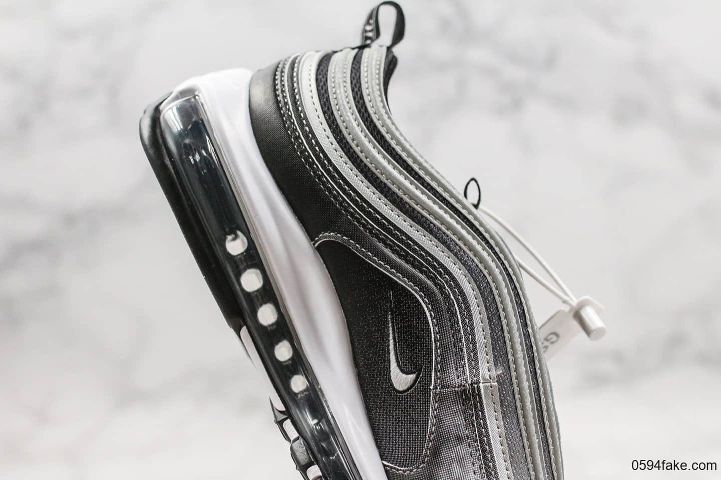 耐克Nike Air Max 97 SE Phantom纯原版本金属子弹max97渐变灰配色内置真实气垫原档案数据开发 货号:921826-016
