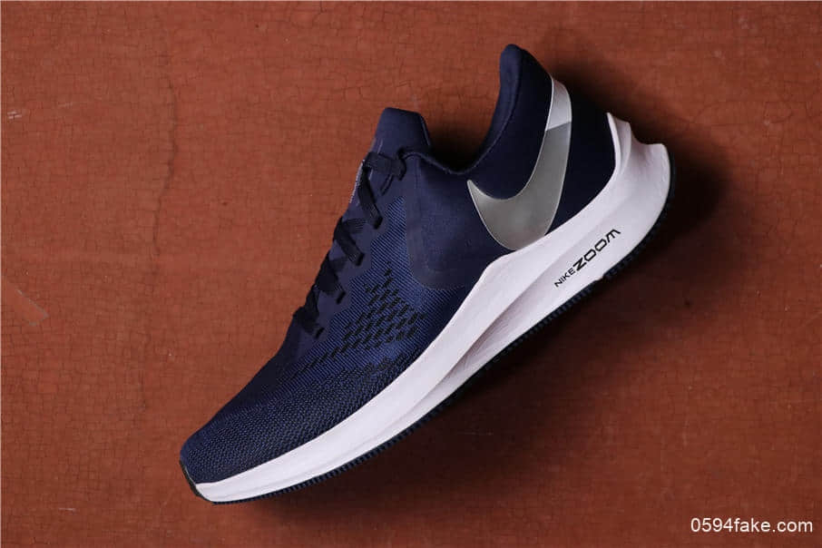 Nike Zoom WINFLO 6 耐克登月6代深海蓝缓震透气轻跑鞋真标高品质 (ID:2708) - 图片1