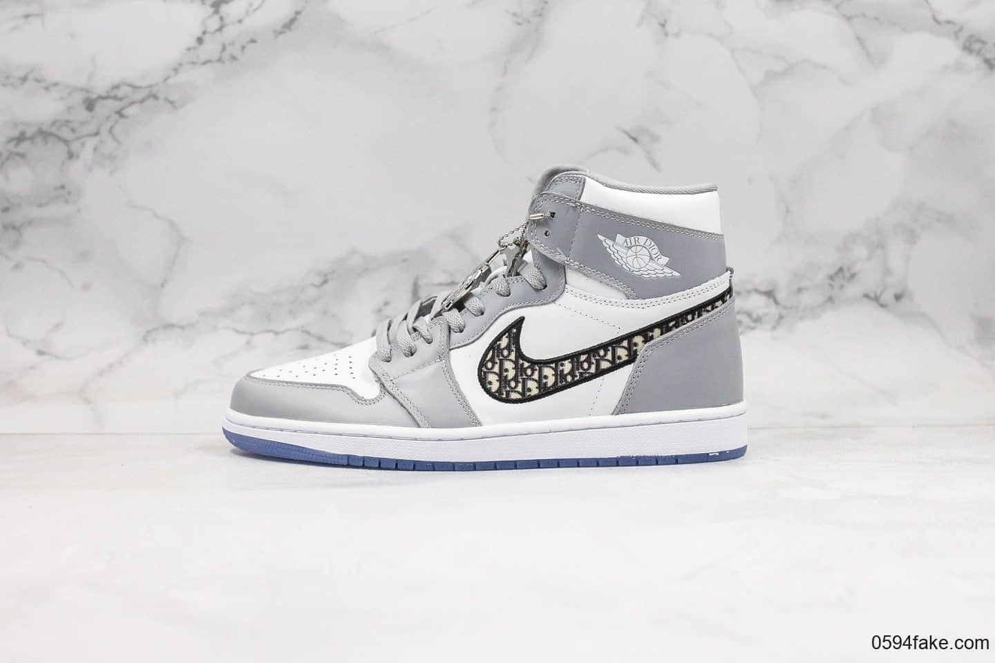 乔丹Air Jordan 1 High x Dior纯原版本迪奥联名款35周年限量高帮AJ1原盒配件原档案数据开发 (ID:27107) - 图片1