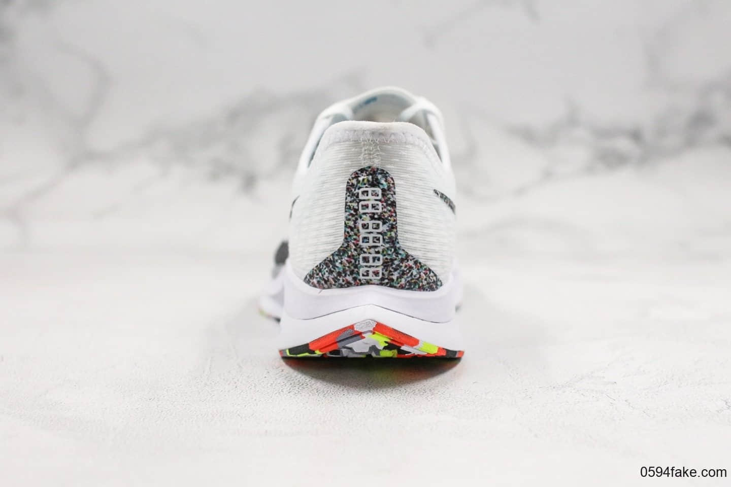耐克Nike Zoom Pegasus Turbo 2 CR公司级版本马拉松飞马2代网面跑鞋白彩虹底配色内置Zoom气垫原盒原标 货号:AT2863-002
