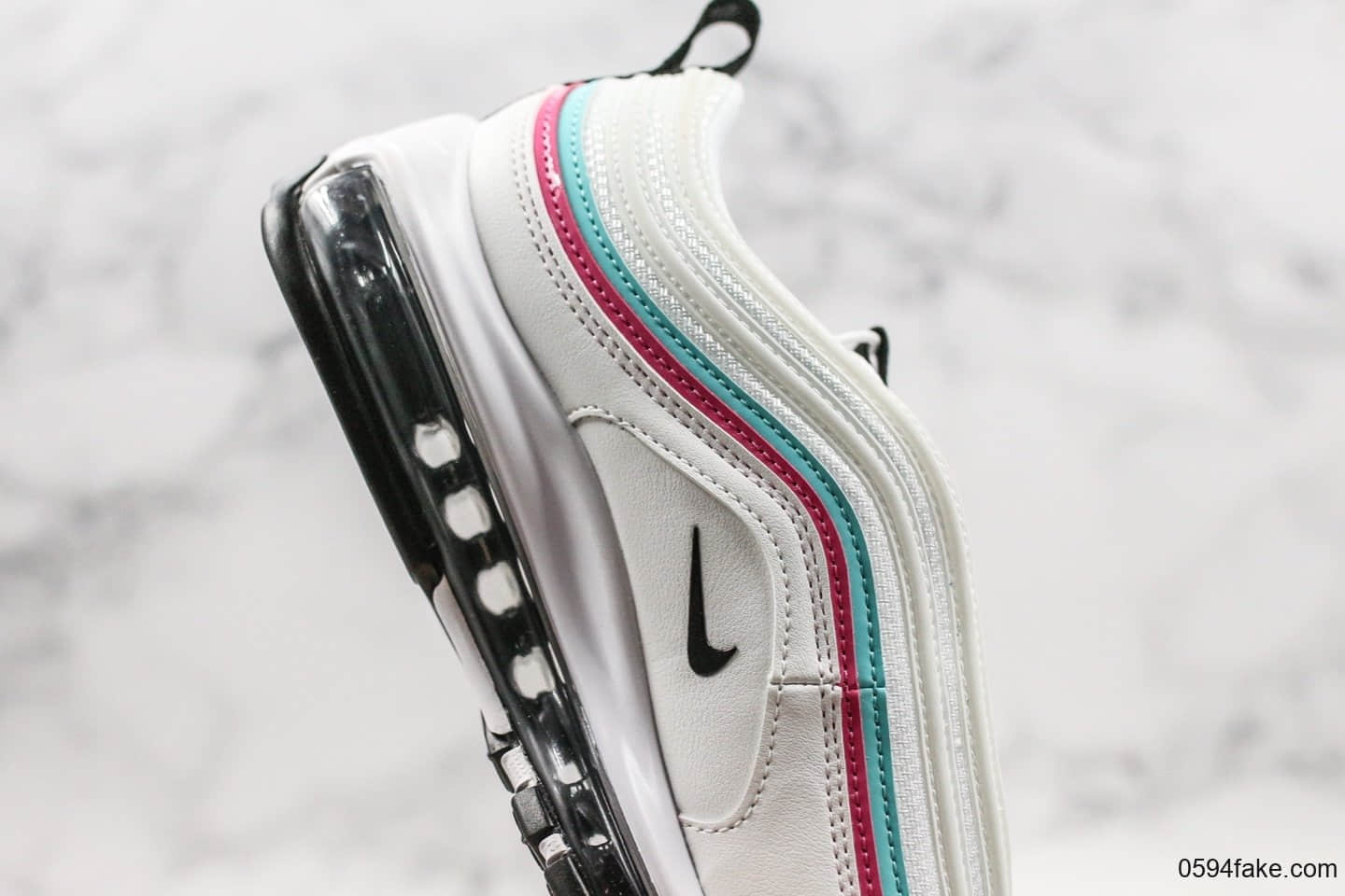 耐克NIKE AIR MAX 97纯原版本复古子弹气垫鞋MAX97白蓝紫粉色内置可视Max气垫原档案数据开发真小潘气垫 货号:CT6806-116