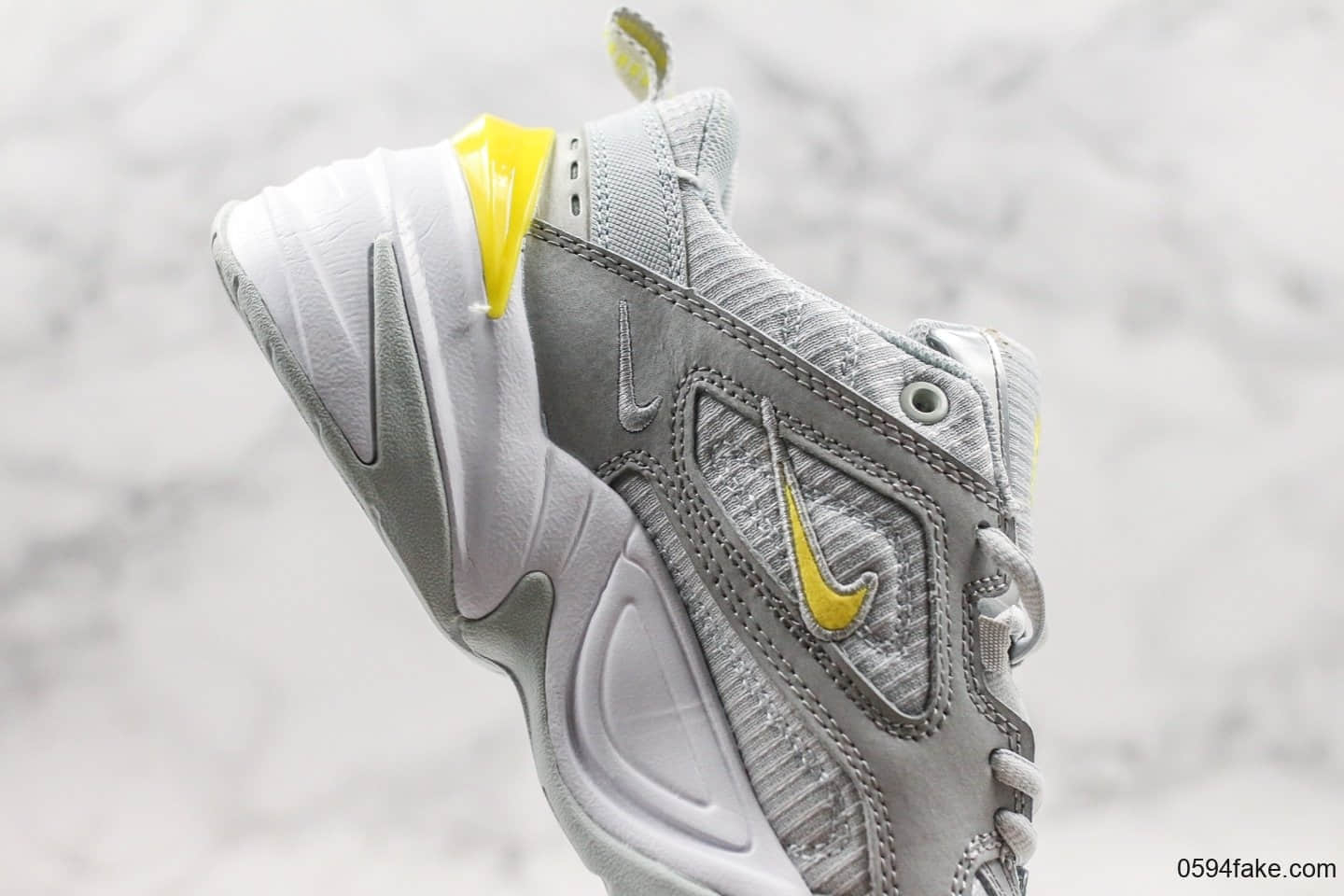 耐克Nike Air Monarch the M2K Tekno纯原版本复古休闲M2K老爹鞋米灰黄青岛原厂楦头纸板打造原盒原标 货号:CN0153-001