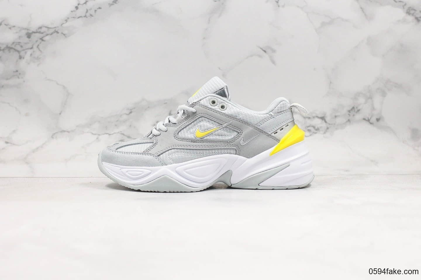 耐克Nike Air Monarch the M2K Tekno纯原版本复古休闲M2K老爹鞋米灰黄青岛原厂楦头纸板打造原盒原标 货号:CN0153-001