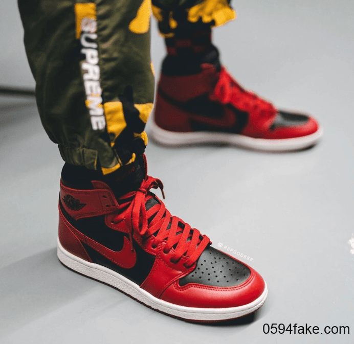禁穿AJ1“兄弟”款！这双反转黑红AJ1 Hi 85“ Varsity Red”也太酷了！ 货号：BQ4422-600
