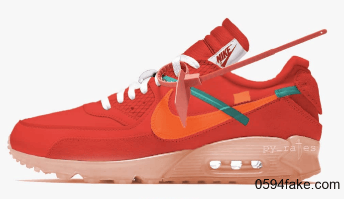 全新OW x Nike Air Max 90首度曝光！复古十足！ (ID:27459) - 图片1