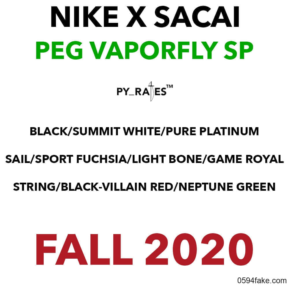Sacai x Nike联名还有狠货!一连7双你抵挡得住吗?