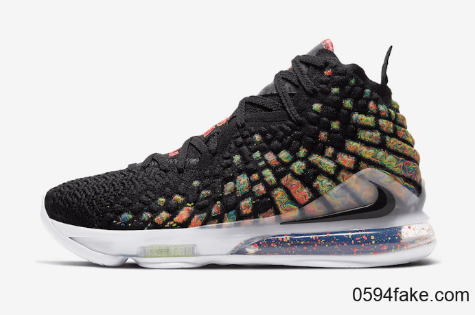 詹皇战靴新配色释出官图!Nike LeBron 17“ James Gang”下月发售! 货号:BQ3177-005