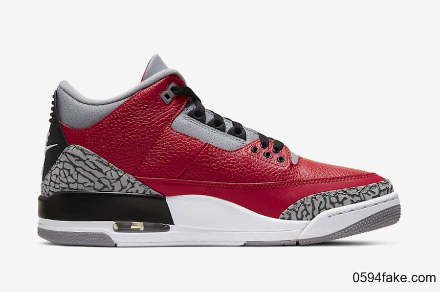 AJ3红水泥芝加哥专属特殊版本曝光！气质出众！ 货号：CU2277-600