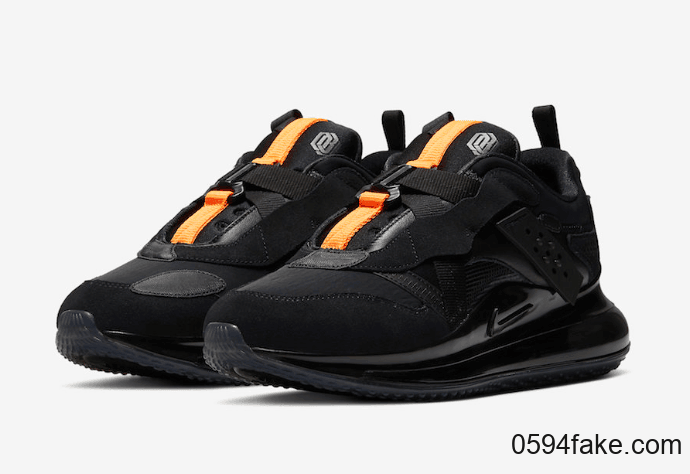 机能鞋款Nike Air Max 720 Slip OBJ“ Black”释出官图！2月21日发售！ (ID:28362) - 图片1