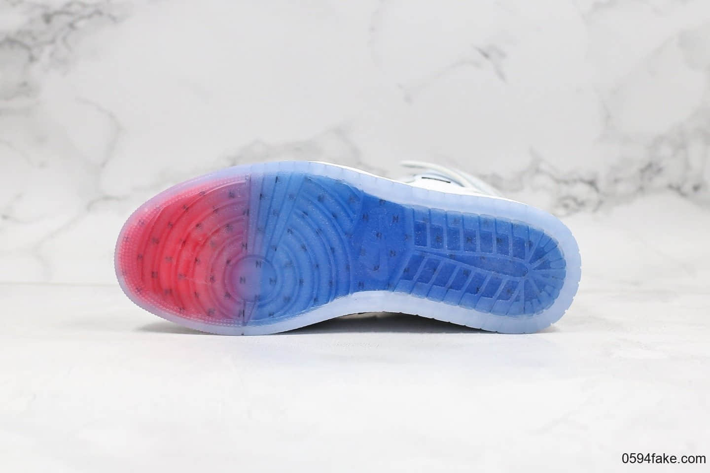 乔丹Air Jordan 1 High Zoom R2T纯原版本赛车蓝白配色AJ1原厂皮料原档案数据开发 货号:CK6637-104